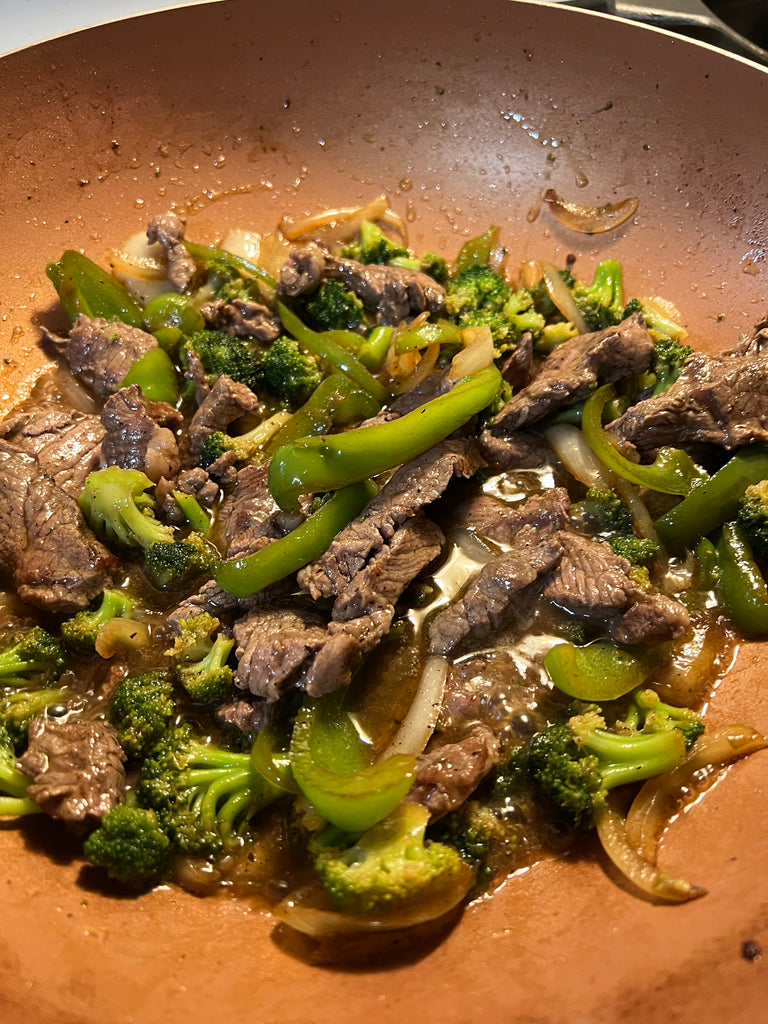 Low carb beef stir fry